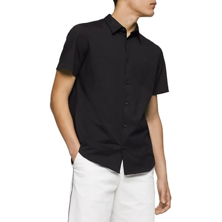Knit Button-Front Shirt
