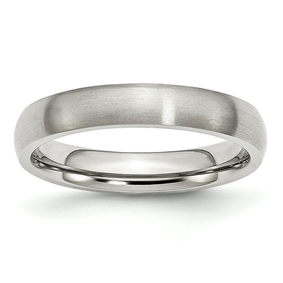 Beautiful Stainless Steel 4mm Brushed Band