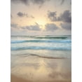 thumbnail image 2 of Frank, Assaf 25x32 Gold Ornate Wood Framed with Double Matting Museum Art Print Titled - Tranquil beach with cloudscapes, 2 of 4