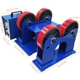 thumbnail image 2 of Welding Turning Rolls 110V Rotary Welding Positioner 2200LBS Pipe Rotator for Welding, 2 of 11