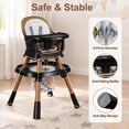 thumbnail image 4 of INFANS 9 in 1 High Chair, Convertible Baby Highchair for Babies and Toddlers, Table and Chair Set Building Block Infant Dining Booster Seat, Kids Stool with Activity Children Play Kitchen, 4 of 9