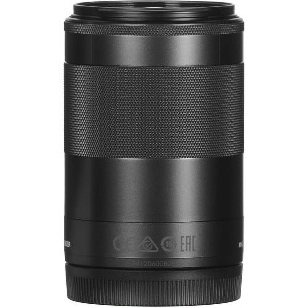 Canon EF-M 55-200mm f/4.5-6.3 IS STM Lens (Black)compatible for