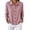 Pink, variant on Women Casual Tops Women Winter Solid Color Long Sleeve Lapel Corduroy Button Front Top Orange L
