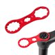 thumbnail image 2 of Llave de horquilla delantera de bicicleta de aluminio para herramienta de reparación XCM/XCR/XCT MTB (rojo A) Tmvgtek paseo en bicicleta, 2 of 9