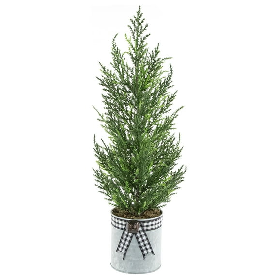 Northlight 1.5 FT Artifical Cypress Christmas Tree, Unlit