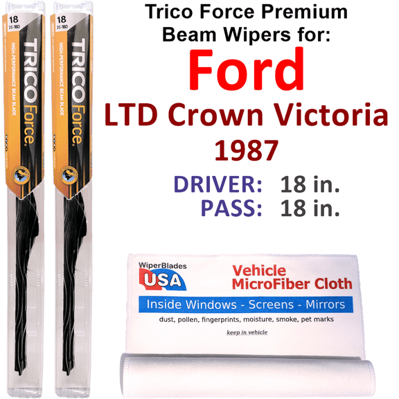 1987 Ford LTD Crown Victoria Performance Beam Wipers (Set of 2)
