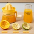 thumbnail image 2 of Ounissouiy Exprimidor de limón prensado en frío, extracto de vitaminas máximas para la salud familiar, exprimidor de naranja, limones manuales Cocina y Comedor Blanco, 2 of 6
