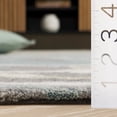 thumbnail image 5 of Safavieh  Handmade Abstract Perpetua Contemporary Wool Rug 6' Square - Blue/Ivory, 5 of 5