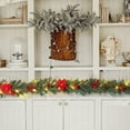 thumbnail image 5 of 6Ft Artificial Pine Christmas Garland Winter Greenery Garland for Holiday Season Mantel Fireplace Table Runner Centerpiece Décor, 5 of 8