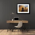 thumbnail image 4 of Ludwig Ferdinand Schnorr von Carolsfeld 24x18 Black Modern Framed Museum Art Print Titled - The Temptation of Christ (1847), 4 of 5