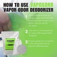 thumbnail image 6 of VAPORSORB Reusable Vapor Eliminator Pouch: Absorbs Solvent & Gas Fumes in 150 Sq. ft., 6 of 6