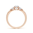 thumbnail image 2 of ANGARA Lab Grown Diamond Engagement Ring for Women in 14K Rose Gold (Size-7x5mm| Color-F-G| Clarity-VS) | April Birthstone, Anniversary, Jewelry Gift for Women | Lab-Grown Diamond Ring, 2 of 4