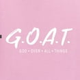 thumbnail image 6 of Wild Bobby, Goat God Over All Things Inspirational/Christian Unisex Graphic Hoodie Sweatshirt, Light Pink, XX-Large, 6 of 6