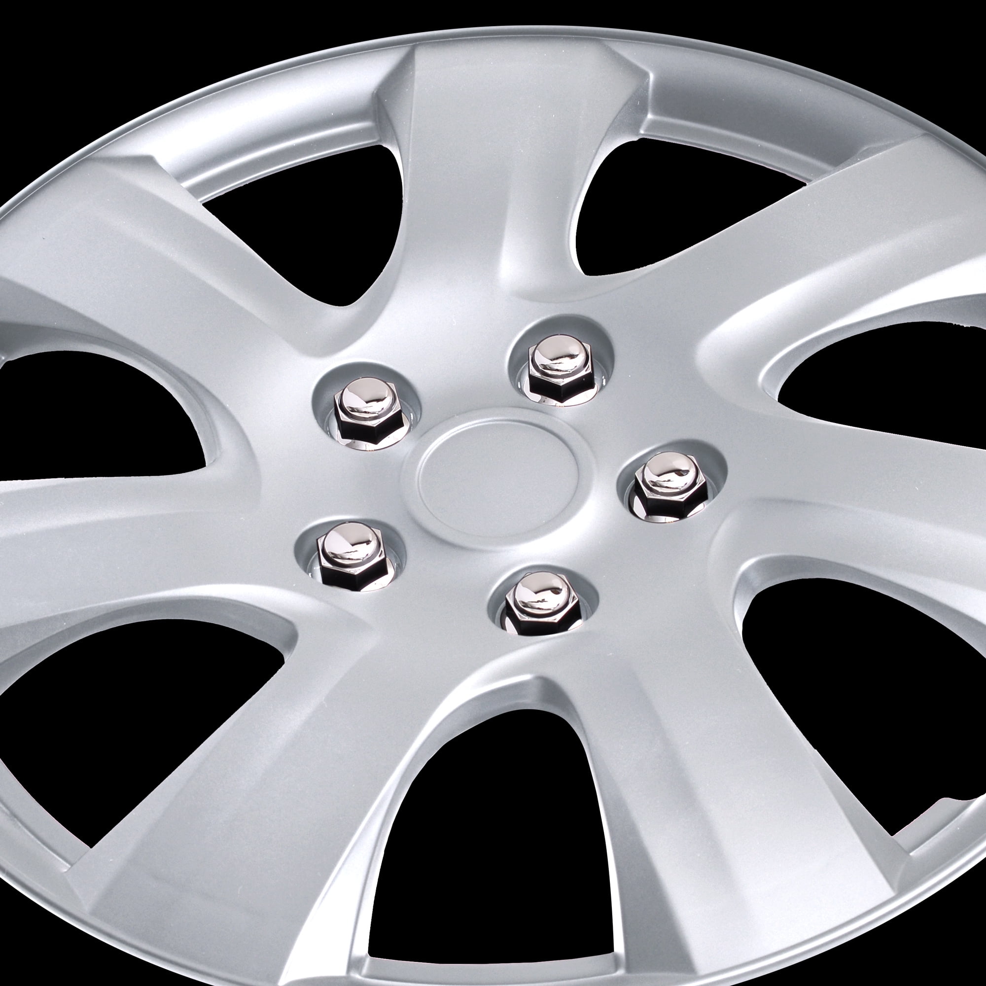 (4-Pack) BDK Premium Hubcaps 16" Wheel Rim Cover Hub Caps OEM Style Replacement Snap On Car Truck SUV - 16 Inch Set