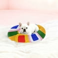 thumbnail image 2 of Pet Bed Pet Mat Cozy Removable & Washable Comfort For Cats And Dogs Colorful Painting with Squares, 2 of 8