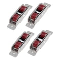 thumbnail image 1 of 4 Piezas Polea de Ventana Silenciosa Tipo 88 Rodillos de Puerta Corredera Piezas de Ventana Accesorios de Polea de Nylon para Baño Cocina Dormitorio B, 1 of 7