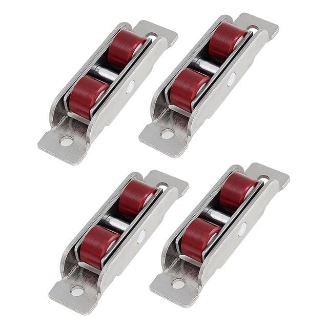 4 Piezas Polea de Ventana Silenciosa Tipo 88 Rodillos de Puerta Corredera Piezas de Ventana Accesorios de Polea de Nylon para Baño Cocina Dormitorio B