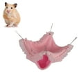 thumbnail image 3 of Small Pet Double Plush Hammock, Washable Hammock Double Bunkbed Hammock  For Ferret For Parrots, 3 of 8