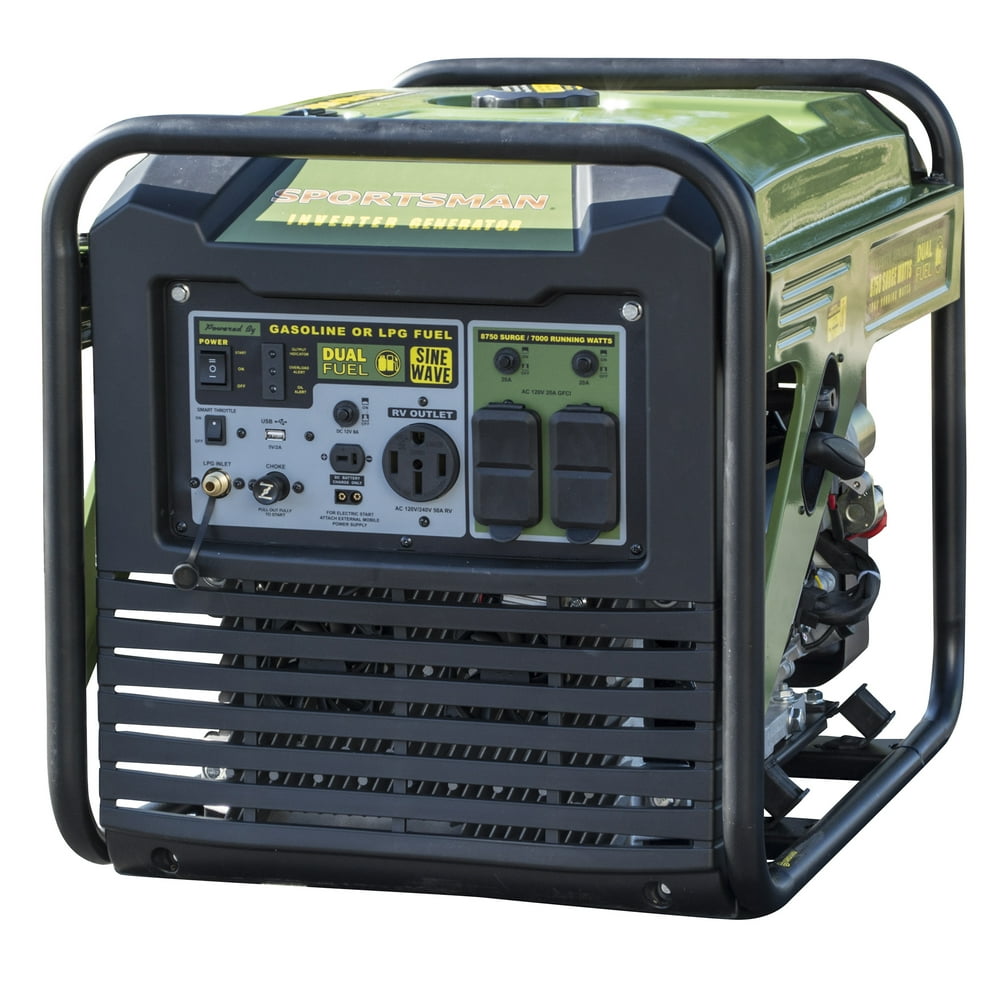 Sportsman 8,750 Surge/7000 Running Watt Dual Fuel Digital Inverter ...