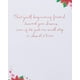 American Greetings Carte de Noël pour fille (Floral) – image 4 sur 5