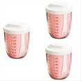 thumbnail image 1 of Salad cup, picnic fruit cup, double-layer drain cup,pink, 1 of 5
