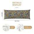 thumbnail image 3 of Fotbe Funny Construction Funda para Almohada Corporal con Diseño, Funda de Microfibra Ultrasuave de 20x54 Pulgadas, Ropa de Cama Elegante, 3 of 7