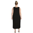 thumbnail image 4 of Terra & Sky Women's Plus Size Swing Tank Dress, 4 of 6