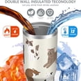 thumbnail image 4 of 1pc Cat Lovers 30oz Tumbler with Straw & Handle - Insulated Stainless Steel Cup | Holiday Gift for Man Women (Christmas, Valentine's, Birthday), 4 of 7
