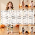 thumbnail image 4 of NOEGOEU Kids Halloween Pajamas Boys Girls Soft Cute Graphic Long Sleeve Top and Pants 2-9 Years (Khaki,2-3 Years), 4 of 6