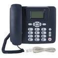 thumbnail image 4 of Noref Corded Phone Phone Desktop Landline Phone Telephone Fixed Telephone Double Interface Support Extension For Business Office Home Using, 4 of 8