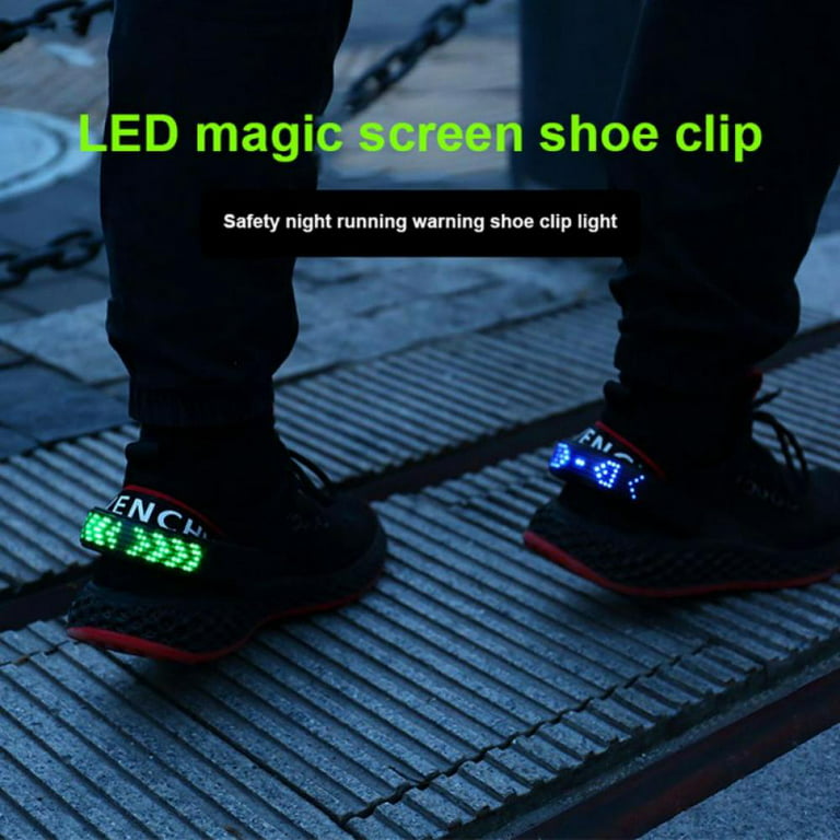 Luminous running shoe clip