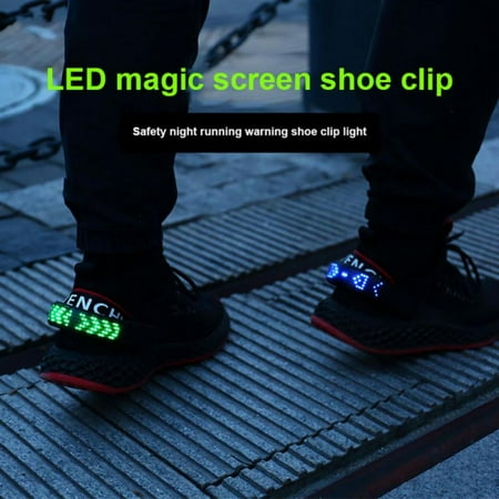 

USB Charging for Night Running Gear Color Changing RGB Strobe and Steady Color Flash Mode Safety Clip Lights for Running Jogging Walking Biking