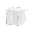 thumbnail image 6 of Arantza Linen Storage Ottoman, Dark Grey, 6 of 7