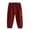 Red, variant on ZhuoLiL Baby Girl Clothes 6-9 Months Boys Casual Trousers Cargo Pants Fashion Solid Color Length Pants Elastic Cuffs Pants（6Months-5Years）