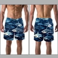 thumbnail image 3 of luoweisi Men's Beach Shorts Quick Dry Swim Trunks with Mesh Lining Shark L, 3 of 5