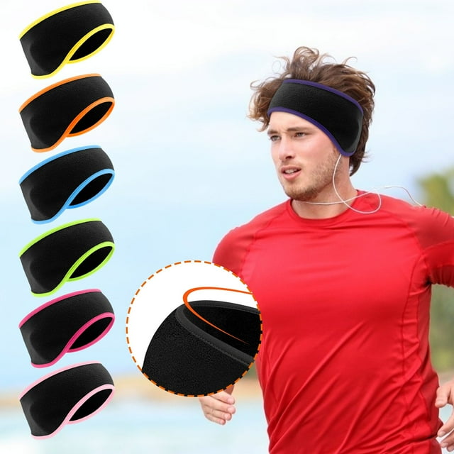 Xihbxyly Diadema de Forro Polar de Invierno, Unisex, Suave y Elástica, Cómoda para Deportes Al Aire Libre, Correr, Senderismo y Ciclismo, Ideal para Hombres y Mujeres, Tamaño 23,5 X 12,5 Cm.