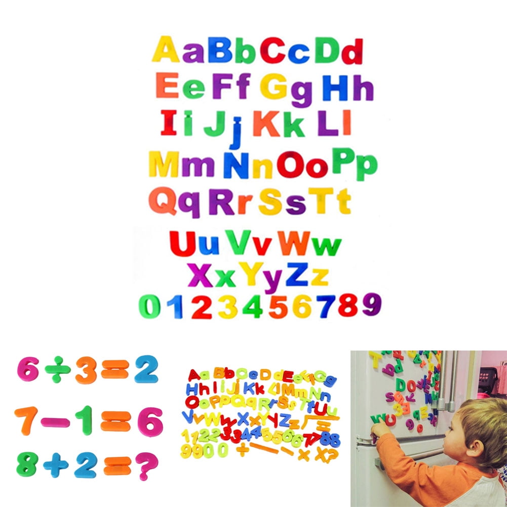 KIDS TOY/ LEARNING/ FRIDGE MAGNETS MAGNETIC LOWER CASE LETTERS AND/OR NUMBERS 