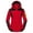 Red, variant on Women's 3-in-1 Detachable Hooded Jacket Twill Hiking Windbreaker Convertible Workwear Outdoor Coat Lightweight Water-Resistant Parka Multi-Functional Trail Jacket M-3XL
