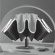 thumbnail image 2 of Eigraketly Paraguas de mujer impermeable 3 pliegues portátil al aire libre sol lluvia vinilo reflectante sombrilla 10 costillas protector solar Personal carpas Gris Eigraketly OD029055-09, 2 of 6