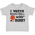 thumbnail image 3 of Inktastic I Watch Basketball with Mommy Boys Toddler T-Shirt, 3 of 5