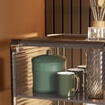 thumbnail image 4 of Desktop Storage Cabinet Double Tiers with Door Display Rack Shelf for Closet, 4 of 4