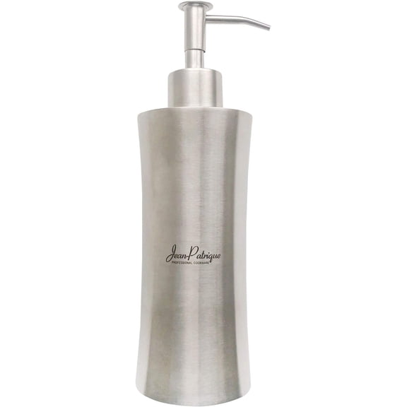 Jean-Patrique Stainless Steel Hand Soap Dispenser for Bathroom or Kitchen - Refillable & Eco-Friendly - Leak-Proof & Rust Resistant