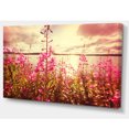 thumbnail image 2 of Meadow with Purple Flowers Alaska - Floral Art Canvas Print, 2 of 3
