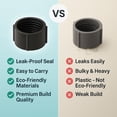 thumbnail image 4 of WWS-KOLIBROX 2 Bouchons de Vidange Bas pour VR avec Anneaux d'Étanchéité et Ruban PTFE – Bouchons en Plastique 1/2 Pouces pour Conduites Chaudes et Froides – Compatibles avec Remorques, Camping-Cars, Camping-Cars, 4 of 4