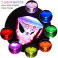thumbnail image 2 of Luz LED flotante para piscina, resistente al agua IP68, con 7 modos de color, ideal para discotecas, fuentes y spas., 2 of 5