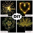 thumbnail image 4 of KOMI Solar Garden Lights 2 Pack,Fairy Firework Lights for Outdoor Yard Planter Pathway Patio Party Wedding Decorative,150 LEDs with 8 Lighting Modes, 4 of 8