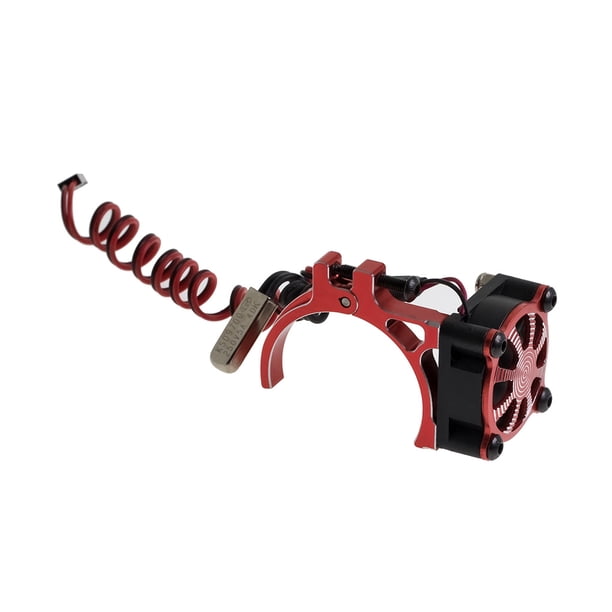 Ventilador de refrigeración de coche RC, enfriador de motor de vehículo, reparación de radiador de juguete universal, accesorios de automóvil, repuesto para Traxxas TRX4 rojo Eigraketly FN000842-01