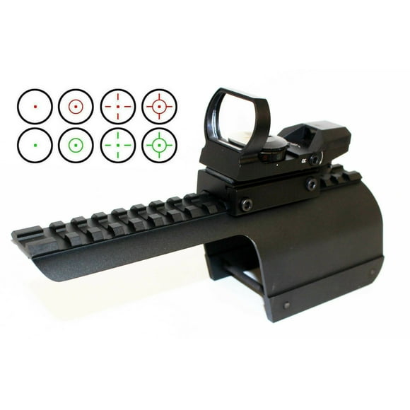 Trinity reflex sight and base mount adapter combo compatible with Benelli nova Benelli SuperNova 12ga.
