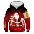 thumbnail image 1 of Sudaderas con capucha Kawaii con estampado 3D de Navidad, sudaderas con muñecos de nieve y Papá Noel, sudaderas con capucha unisex para niños y niñas, sudaderas con capucha de gran tamaño a la moda pa, 1 of 5