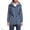 Deep Sea Gingham, variant on Lands' End Women's Petite Waterproof Hooded Packable Raincoat